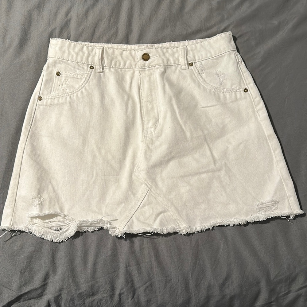 Rolla’s White Claudia skirt